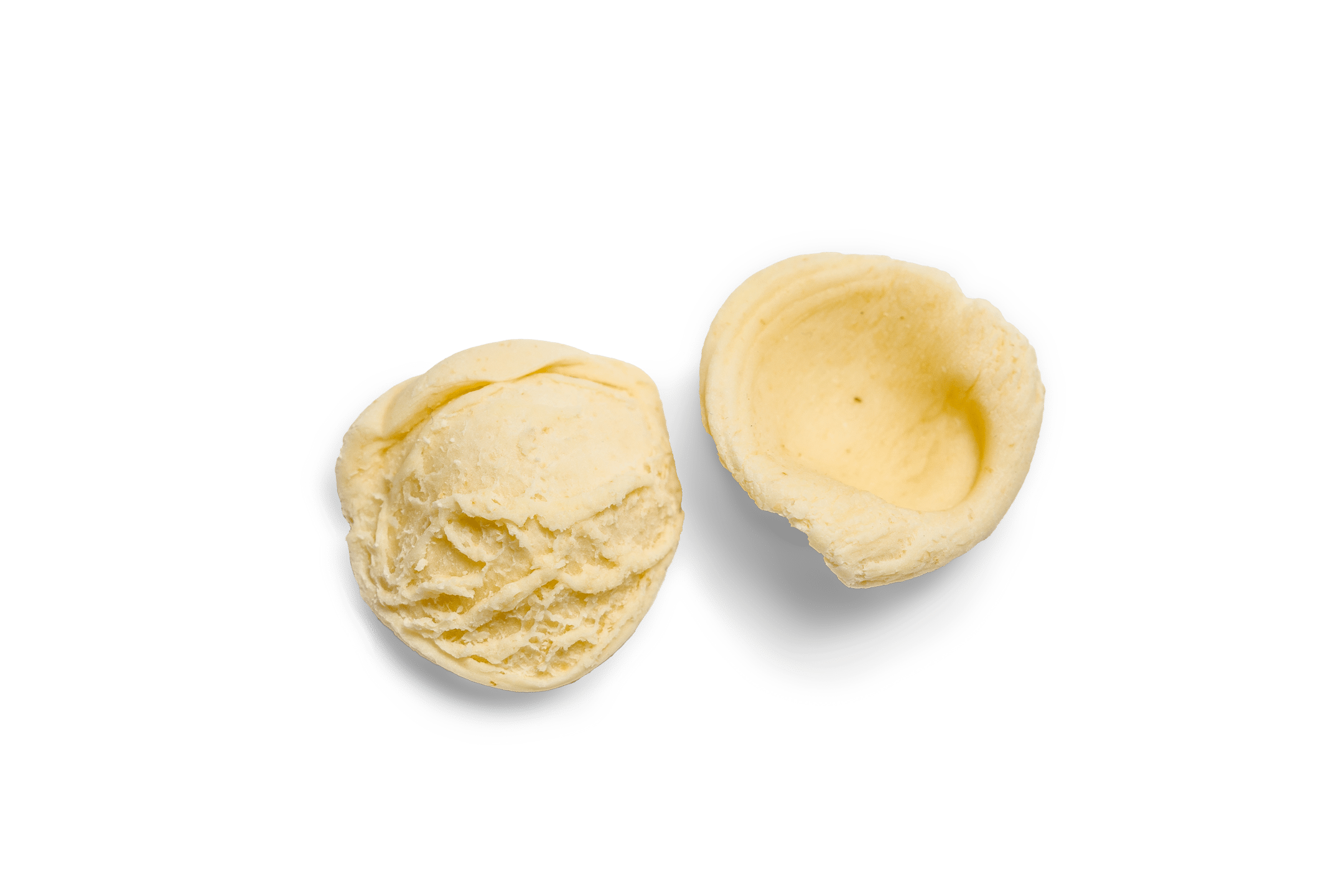 Orecchiette pasta by VEDE, hand-shaped from semolina and frozen fresh for chefs and commercial kitchens.