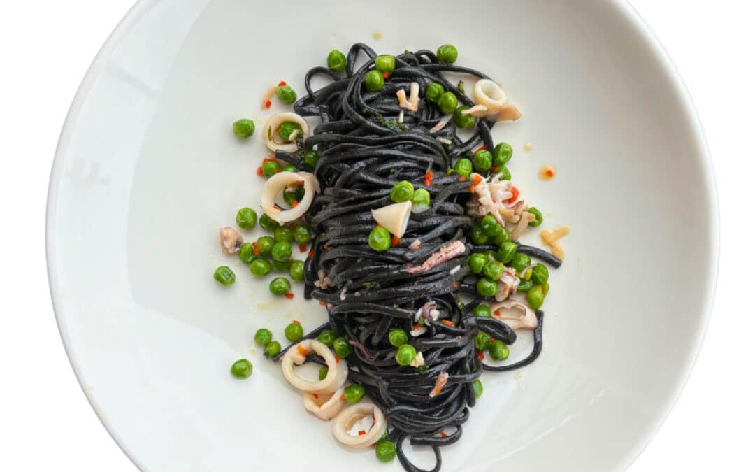 Fresh Squid Ink Linguine with Bugs and Prawns: A Coastal Favourite That Delivers on the Pass