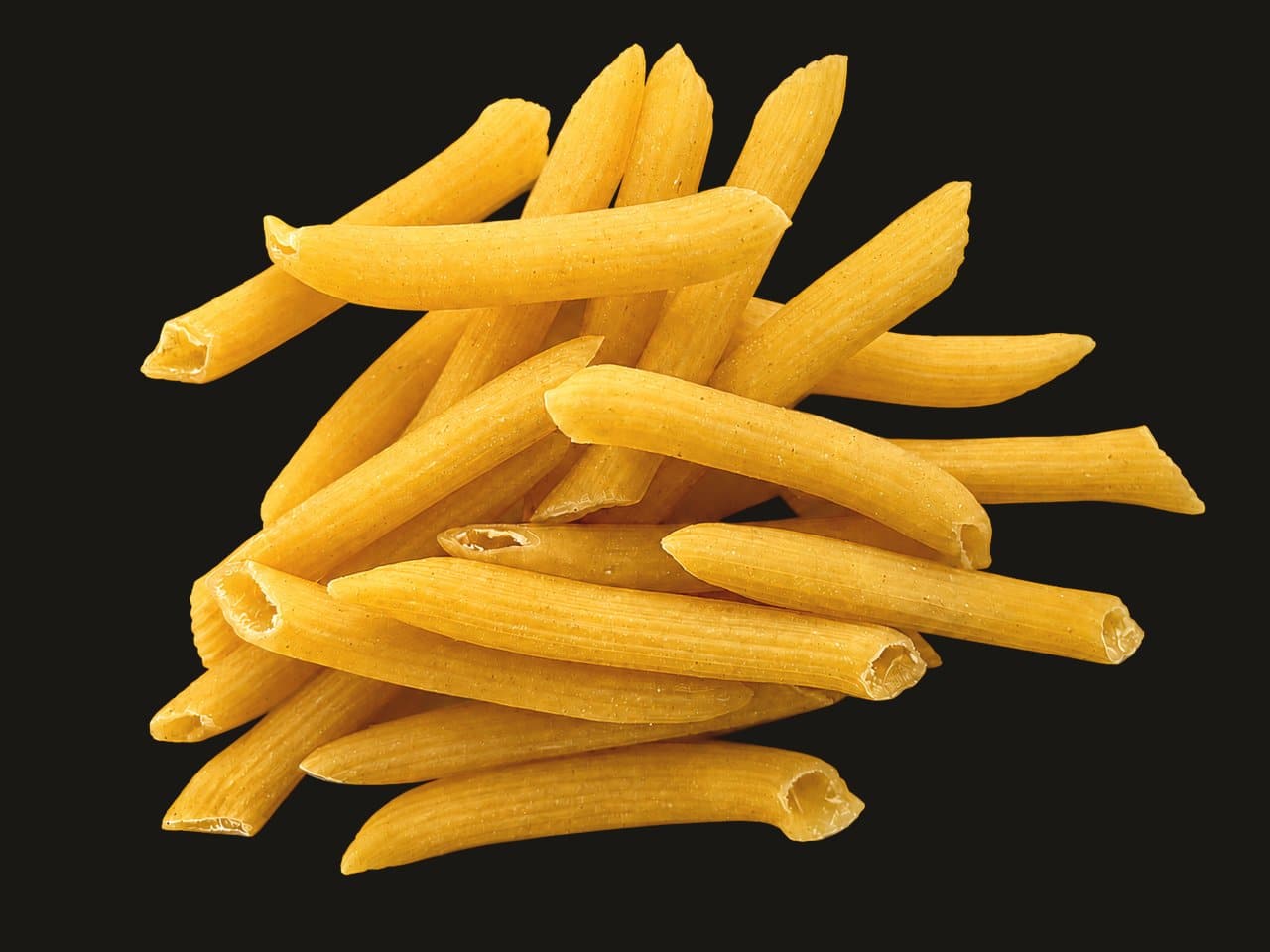 Sourdough penne — bronze-extruded ridged tube pasta, wholesale